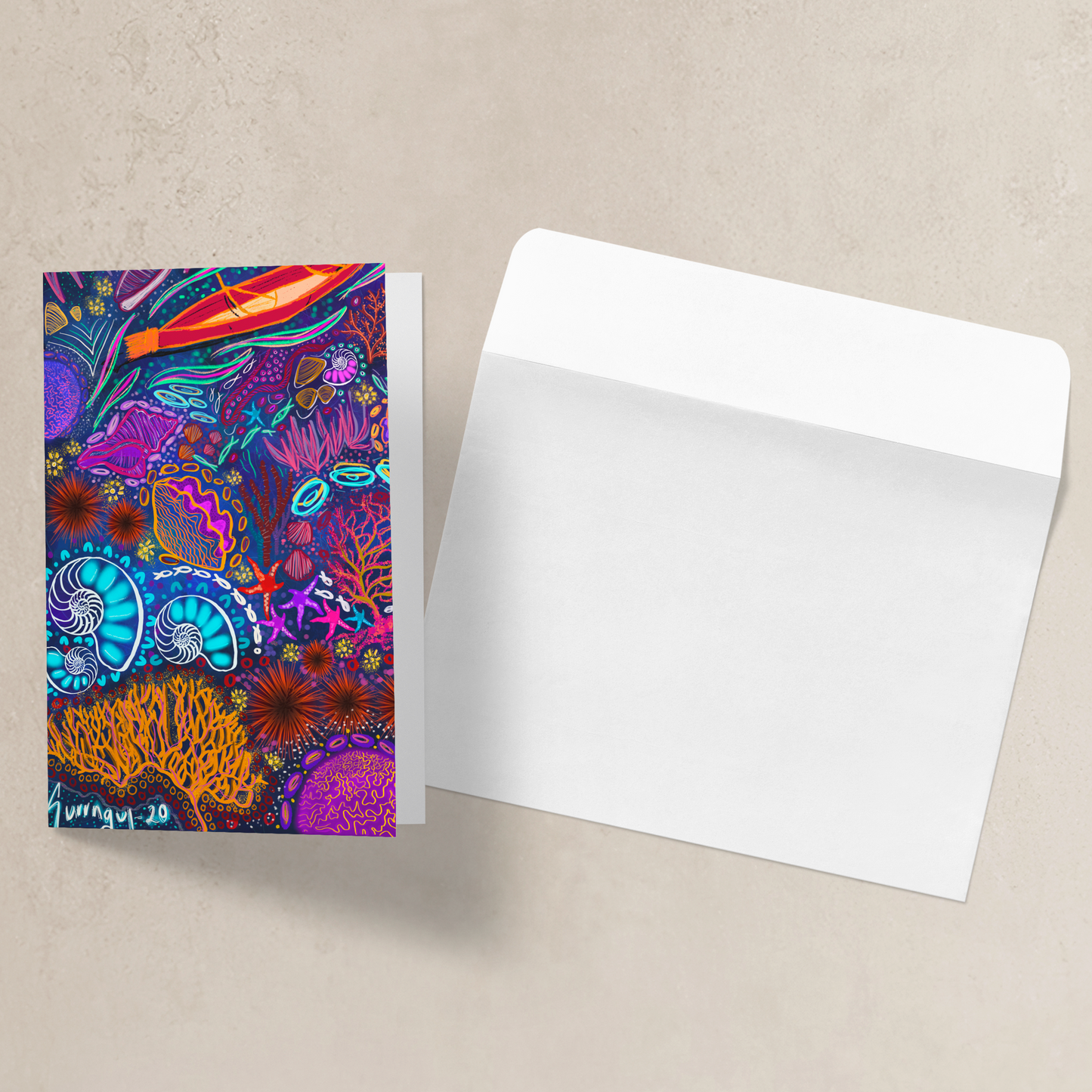 'Garbuu' Greeting Card