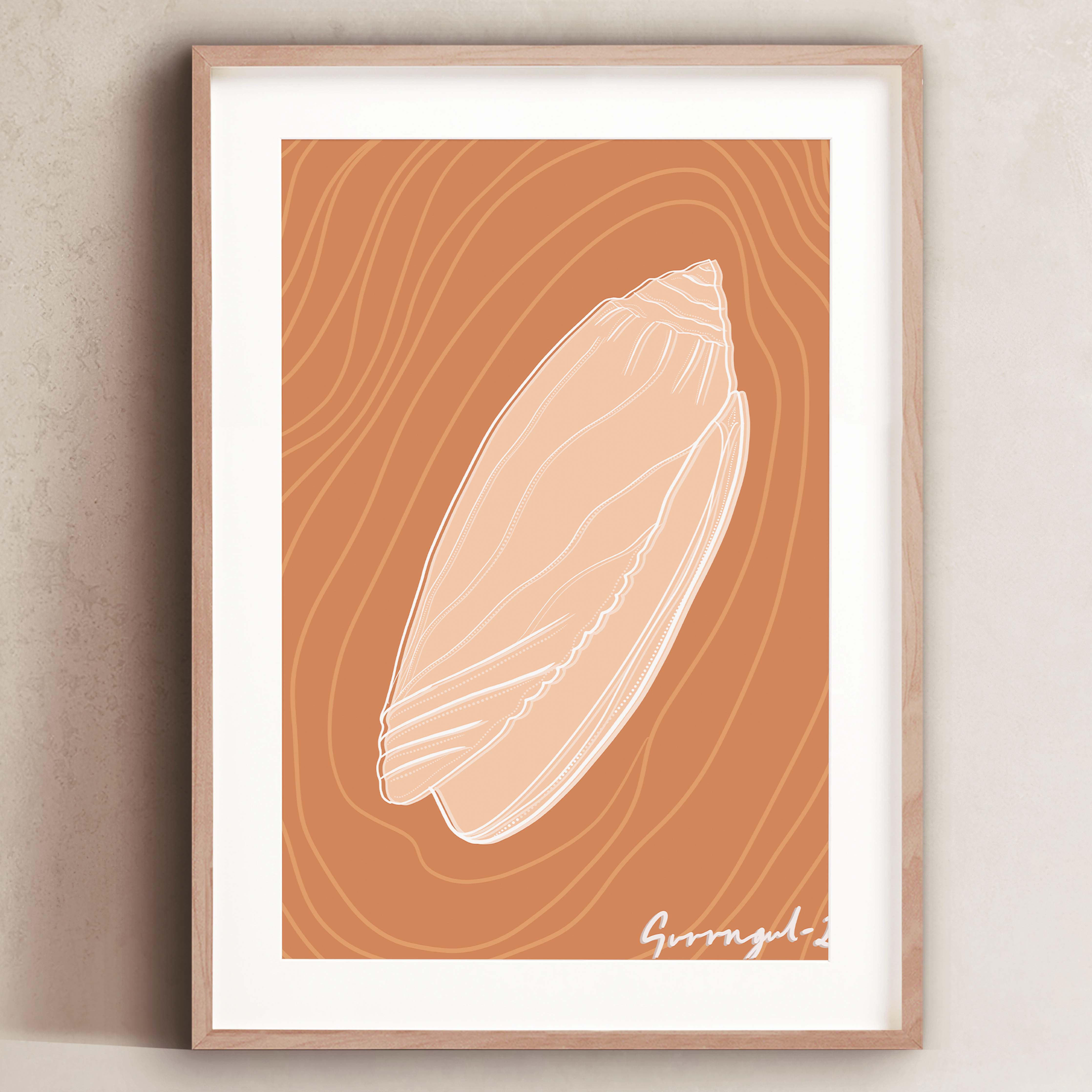 Olive Shell – gurrngul art